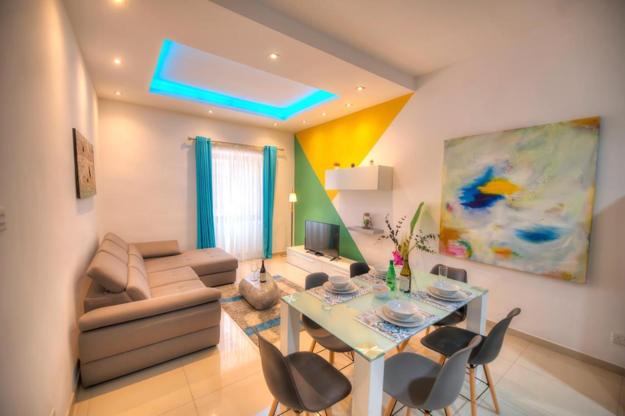 Spacious And Beautifully Furnished 3 Bedrooms/3Bathrooms Apartment With 2 Balconies Wvid1-1 Gzira Buitenkant foto