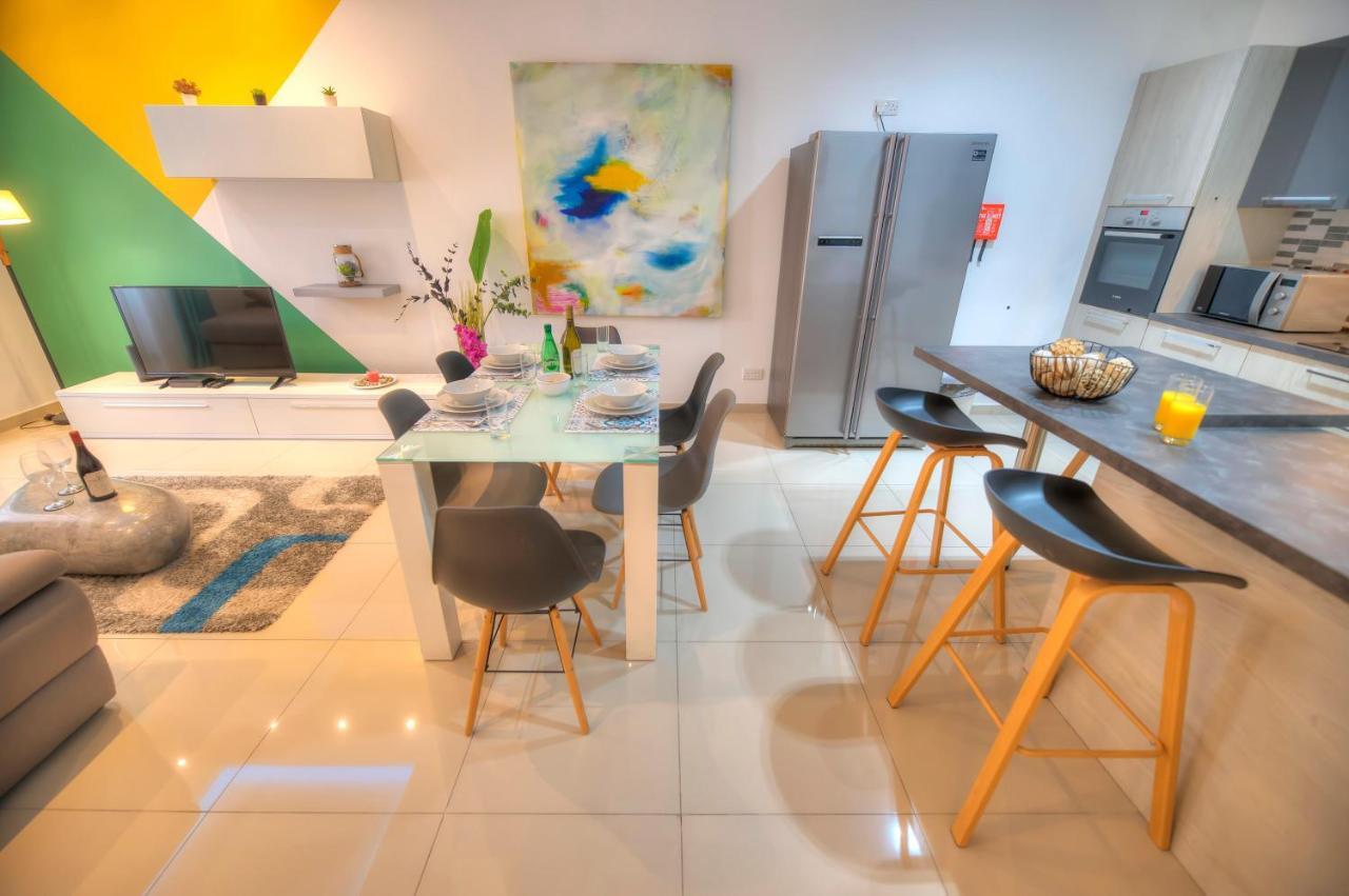 Spacious And Beautifully Furnished 3 Bedrooms/3Bathrooms Apartment With 2 Balconies Wvid1-1 Gzira Buitenkant foto