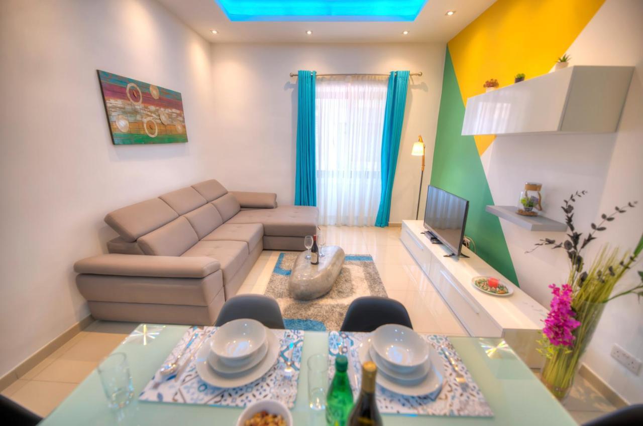 Spacious And Beautifully Furnished 3 Bedrooms/3Bathrooms Apartment With 2 Balconies Wvid1-1 Gzira Buitenkant foto